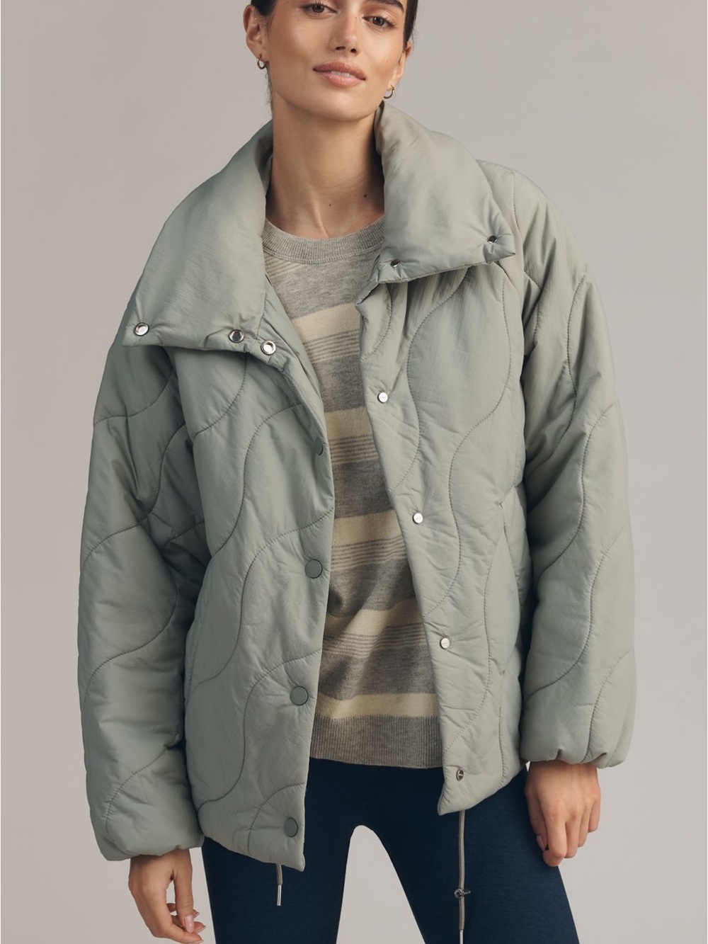 Varley Fabia Quilted Jacket Size XL NWT